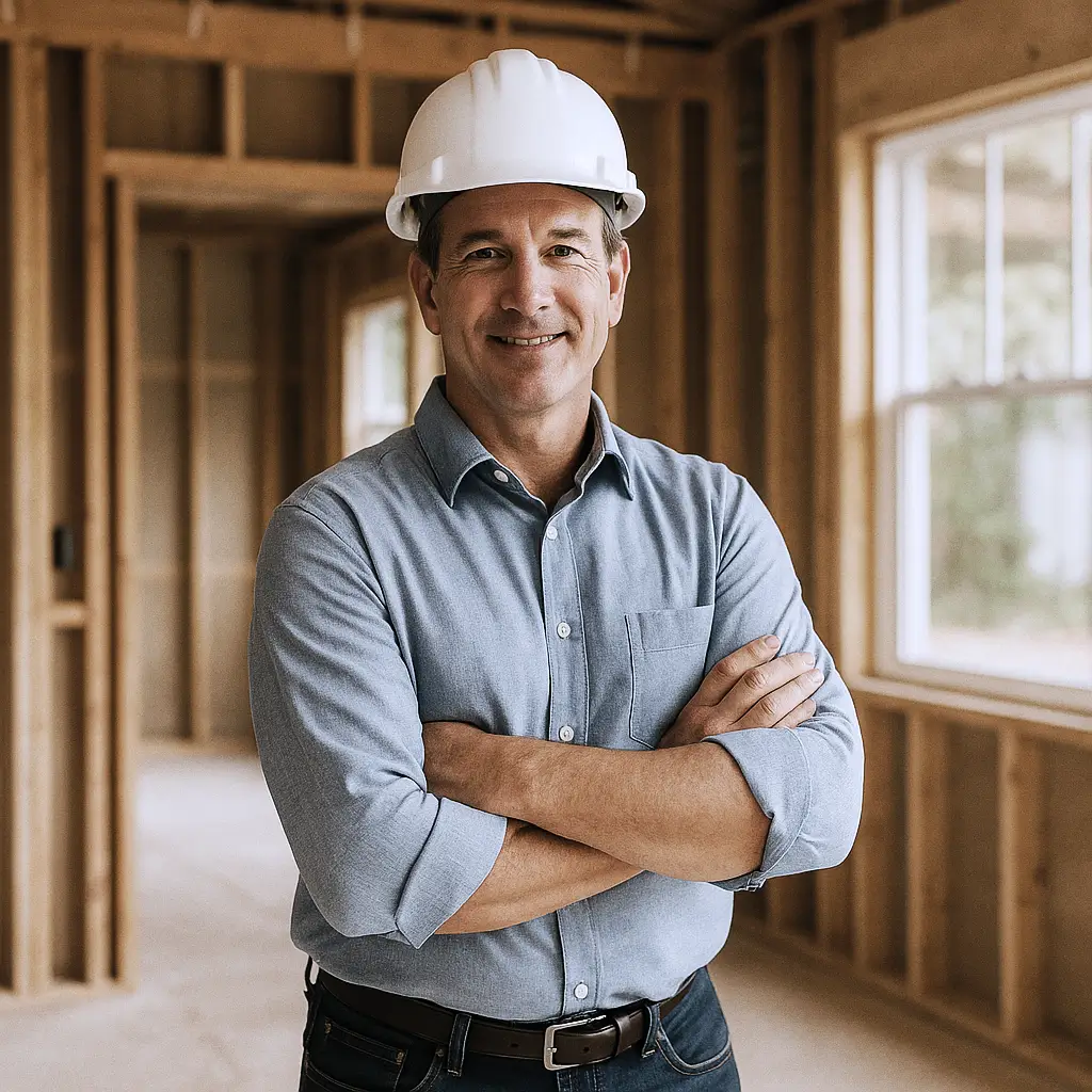 Remodeling professional at work